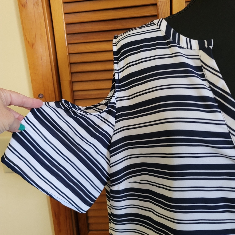 NWT Soho Jeans Cold Shoulder Blouse Size XXL - Picture 4 of 13